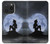S2668 Mermaid Silhouette Moon Night Case For iPhone 15 Pro