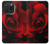 S2898 Red Rose Case For iPhone 15 Pro