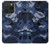 S2959 Navy Blue Camo Camouflage Case For iPhone 15 Pro