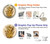S3490 Gold Pineapple Case For iPhone 15 Pro