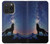 S3555 Wolf Howling Million Star Case For iPhone 15 Pro