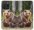 S3558 Bear Family Case For iPhone 15 Pro