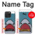 S3825 Cartoon Shark Sea Diving Case For iPhone 15 Pro