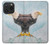 S3843 Bald Eagle On Ice Case For iPhone 15 Pro