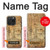 S3868 Aircraft Blueprint Old Paper Case For iPhone 15 Pro