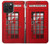 S0058 British Red Telephone Box Case For iPhone 15 Pro Max