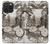 S1681 Steampunk Drawing Case For iPhone 15 Pro Max