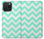 S1723 Mint Chevron Zigzag Case For iPhone 15 Pro Max