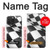 S2408 Checkered Winner Flag Case For iPhone 15 Pro Max