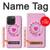 S2847 Pink Retro Rotary Phone Case For iPhone 15 Pro Max