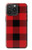 S2931 Red Buffalo Check Pattern Case For iPhone 15 Pro Max