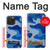 S2958 Army Blue Camo Camouflage Case For iPhone 15 Pro Max