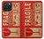 S3552 Vintage Fragile Label Art Case For iPhone 15 Pro Max