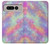 S3706 Pastel Rainbow Galaxy Pink Sky Case For Google Pixel Fold