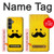 S1145 Yellow Mustache Sun Case For Samsung Galaxy S23 FE