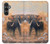 S1292 Dusty Elephant Egrets Case For Samsung Galaxy S23 FE