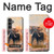S1292 Dusty Elephant Egrets Case For Samsung Galaxy S23 FE