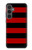 S2638 Black and Red Striped Case For Samsung Galaxy S23 FE