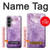 S2690 Amethyst Crystals Graphic Printed Case For Samsung Galaxy S23 FE