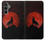 S2955 Wolf Howling Red Moon Case For Samsung Galaxy S23 FE