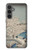 S3350 Utagawa Hiroshige Drum Bridge Yuhi Hill in Meguro Case For Samsung Galaxy S23 FE