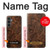 S3405 Fish Tattoo Leather Graphic Print Case For Samsung Galaxy S23 FE