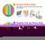 S3678 Colorful Rainbow Vertical Case For Samsung Galaxy S23 FE