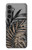 S3692 Gray Black Palm Leaves Case For Samsung Galaxy S23 FE