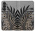 S3692 Gray Black Palm Leaves Case For Samsung Galaxy S23 FE