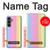 S3849 Colorful Vertical Colors Case For Samsung Galaxy S23 FE