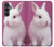 S3870 Cute Baby Bunny Case For Samsung Galaxy S23 FE