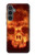 S3881 Fire Skull Case For Samsung Galaxy S23 FE