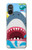 S3947 Shark Helicopter Cartoon Case For Sony Xperia 5 V