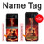 S0415 Fire Guitar Burn Case For Motorola Razr 40