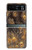 S3691 Gold Peacock Feather Case For Motorola Razr 40