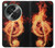 S0493 Music Note Burn Case For OnePlus OPEN