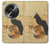 S3229 Vintage Cat Poster Case For OnePlus OPEN