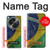 S3297 Brazil Flag Vintage Football Graphic Case For OnePlus OPEN