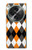 S3421 Black Orange White Argyle Plaid Case For OnePlus OPEN