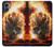 S0863 Hell Fire Skull Case For Samsung Galaxy A05