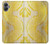 S2713 Yellow Snake Skin Graphic Printed Case For Samsung Galaxy A05