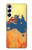 S2494 Australia Flag Map Rock Texture Case For Samsung Galaxy A05s