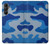 S2958 Army Blue Camo Camouflage Case For Samsung Galaxy A05s