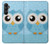 S3029 Cute Blue Owl Case For Samsung Galaxy A05s