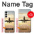 S3837 Airplane Take off Sunrise Case For Samsung Galaxy A05s