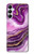 S3896 Purple Marble Gold Streaks Case For Samsung Galaxy A05s S3896 Purple Marble Gold Streaks Case For Samsung Galaxy A05s