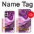 S3896 Purple Marble Gold Streaks Case For Samsung Galaxy A05s S3896 Purple Marble Gold Streaks Case For Samsung Galaxy A05s