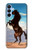 S0934 Wild Black Horse Case For Samsung Galaxy A15 5G