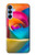 S1671 Rainbow Colorful Rose Case For Samsung Galaxy A15 5G