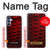S2879 Red Arowana Fish Scale Case For Samsung Galaxy A15 5G